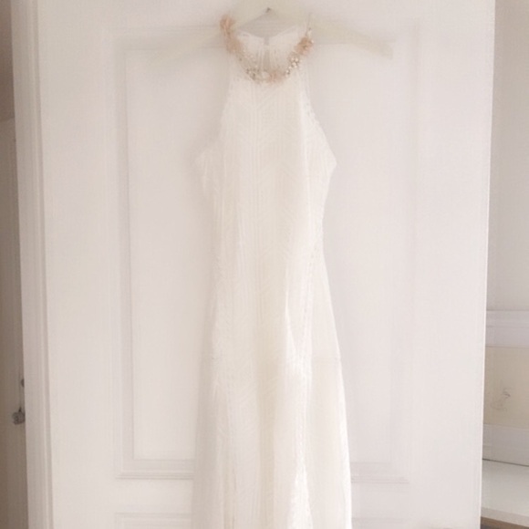 RARE Bohemian maxi dress white xs - Picture 3 of 13